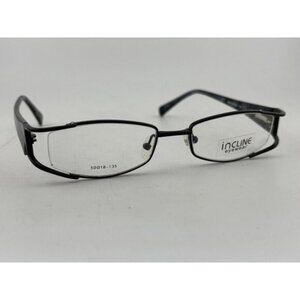 INCLINE EYEWEAR - 908 50-18-135 Black Rectangle Eyeglass Frames